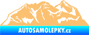 Samolepka Krajina hory 024 levá béžová