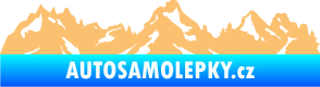Samolepka Krajina hory 034 levá béžová