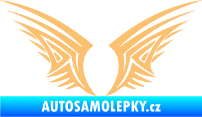 Samolepka Křídla 005 béžová