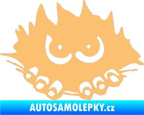 Samolepka Kuk 002 pravá šmírák béžová