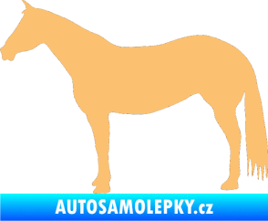 Samolepka Kůň 007 levá béžová