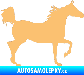 Samolepka Kůň 009 pravá béžová