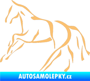 Samolepka Kůň 024 levá béžová