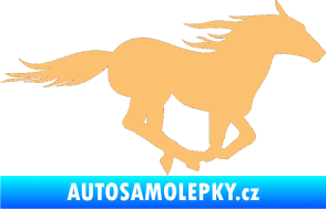 Samolepka Kůň 029 pravá béžová