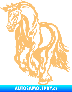 Samolepka Kůň 054 levá béžová
