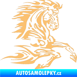 Samolepka Kůň 074 pravá béžová
