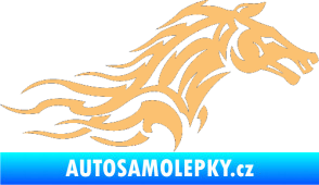 Samolepka Kůň 078 pravá béžová