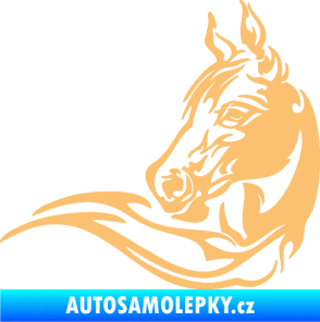 Samolepka Kůň 085 levá béžová
