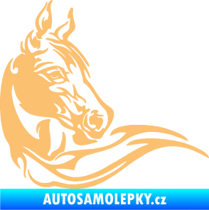 Samolepka Kůň 085 pravá béžová