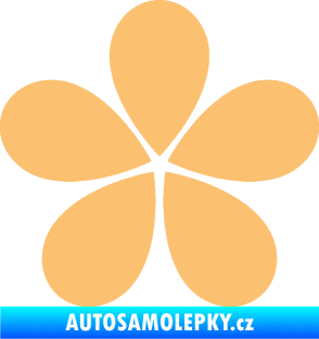 Samolepka Květina dekor 031 béžová