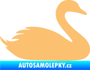 Samolepka Labuť 001 pravá béžová