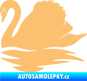 Samolepka Labuť 003 levá béžová
