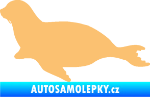 Samolepka Lachtan 001 levá béžová