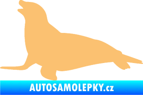 Samolepka Lachtan 002 levá béžová