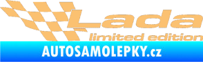 Samolepka Lada limited edition levá béžová