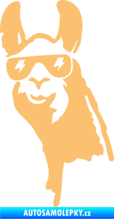Samolepka Lama 003 levá béžová