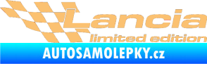 Samolepka Lancia limited edition levá béžová