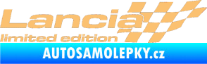 Samolepka Lancia limited edition pravá béžová