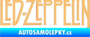 Samolepka Led Zeppelin béžová