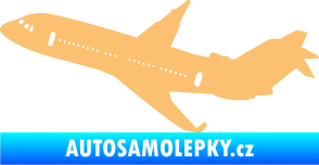 Samolepka Letadlo 013 levá béžová
