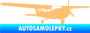 Samolepka Letadlo 014 pravá béžová