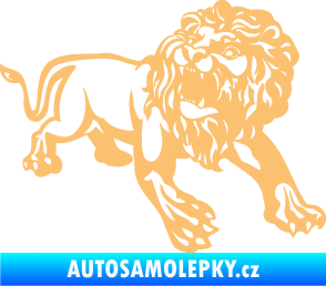 Samolepka Lev 006 pravá béžová