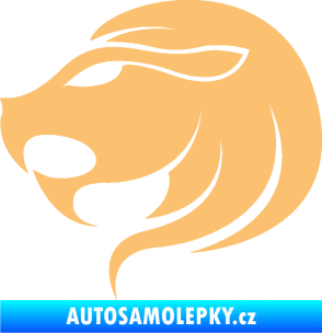 Samolepka Lev zvěrokruh 002 levá béžová