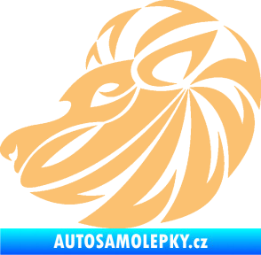 Samolepka Lev zvěrokruh 003 levá béžová