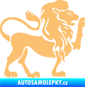 Samolepka Lev zvěrokruh 005 pravá béžová
