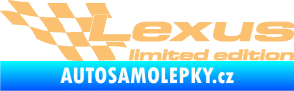 Samolepka Lexus limited edition levá béžová