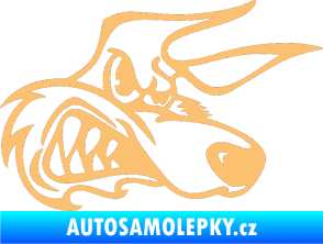 Samolepka Liška pravá béžová