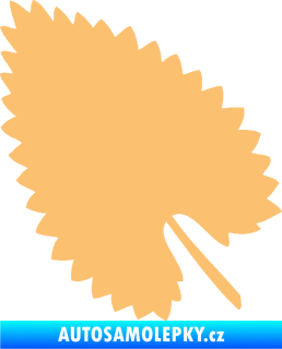 Samolepka List 001 levá béžová