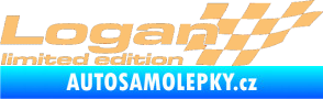 Samolepka Logan limited edition pravá béžová