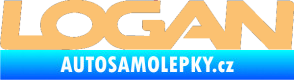 Samolepka Logan béžová