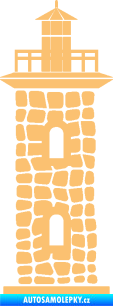 Samolepka Maják 001 béžová