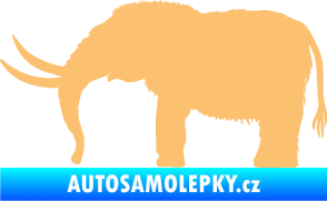 Samolepka Mamut 001 levá béžová