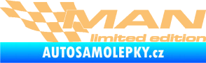 Samolepka MAN limited edition levá béžová