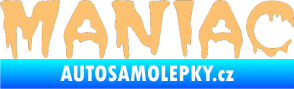 Samolepka Maniac 001 béžová