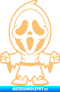 Samolepka Maska 002 pravá vřískot béžová