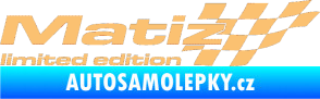 Samolepka Matiz limited edition pravá béžová
