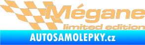 Samolepka Mégane limited edition levá béžová