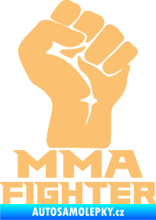 Samolepka MMA Fighter 001 pravá pěst béžová