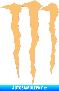 Samolepka Monster Energy 002 béžová