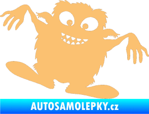 Samolepka Monstrum 001 pravá béžová