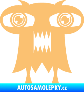 Samolepka Monstrum 003 levá béžová