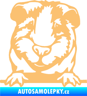Samolepka Morče 004 levá béžová