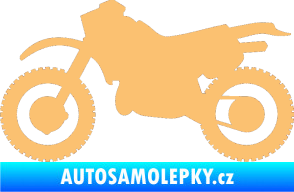 Samolepka Motorka 003 levá béžová