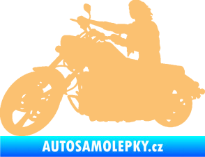 Samolepka Motorka 050 levá béžová