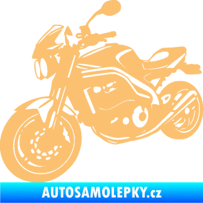 Samolepka Motorka 055 levá béžová