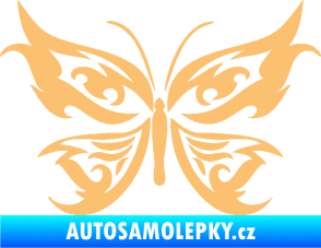 Samolepka Motýl 012 béžová